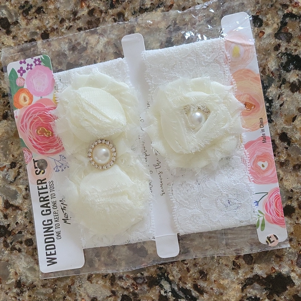 Wedding Garter Set, NEW